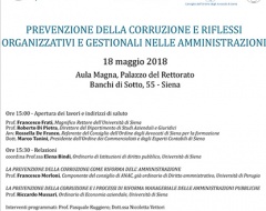 Convegno "Prevenzione della corruzione"