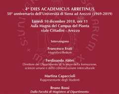 4° Dies Academicus Arretinus 4° Dies Academicus Arretinus