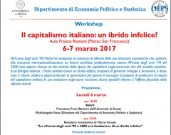 Workshop "Il capitalismo italiano: un ibrido infelice?"