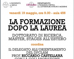 La formazione dopo la laurea