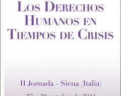 "Los derechos humanos en tiempos de crisis"