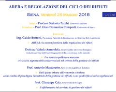Convegno "Arera e regolazione del ciclo dei rifiuti" Convegno "Arera e regolazione del ciclo dei rifiuti"