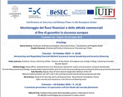 conferenza sul "Monitoraggio dei flussi finanziari e delle attività commerciali al fine di garantire la sicurezza europea"