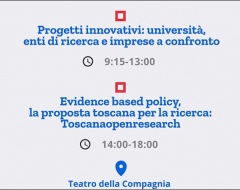  conferenza "La ricerca toscana va in scena: politiche in azione”