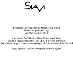 Seminario internazionale di Antropologia visiva Seminario internazionale di Antropologia visiva