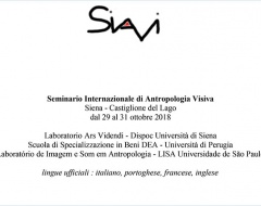 Seminario internazionale di Antropologia visiva