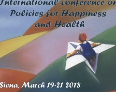 International conference on Policies for Happiness and Health