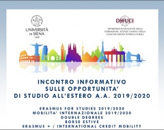incontro informativo sulle opportunità di studio all'estero - Arezzo