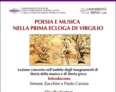 Arezzo: lezione concerto "Poesia e musica nella prima ecloga di Virgilio"