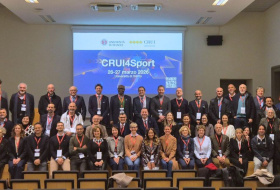 La prof.ssa Stefania Lamponi al workshop "CRUI4sport"