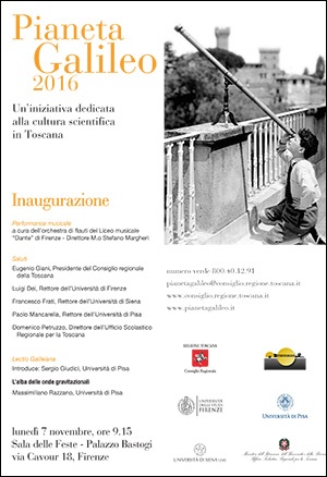 "Pianeta Galileo 2016" "Pianeta Galileo 2016"