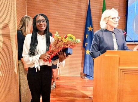 premiazione studentessa Università di Siena