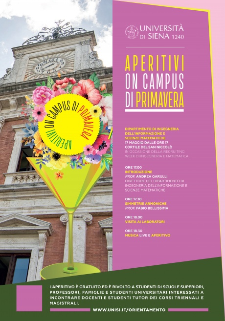 Aperitivi on campus di primavera a Ingegneria