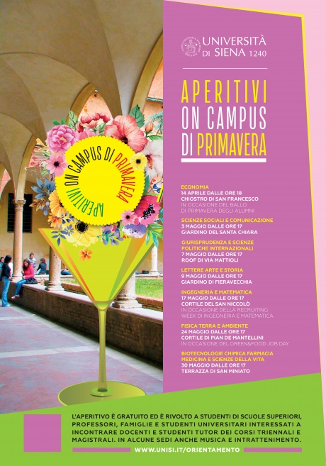 Aperitivi on campus di primavera