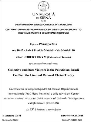 conferenza prof Brym