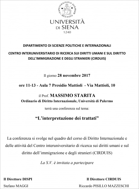 conferenza prof. Starita