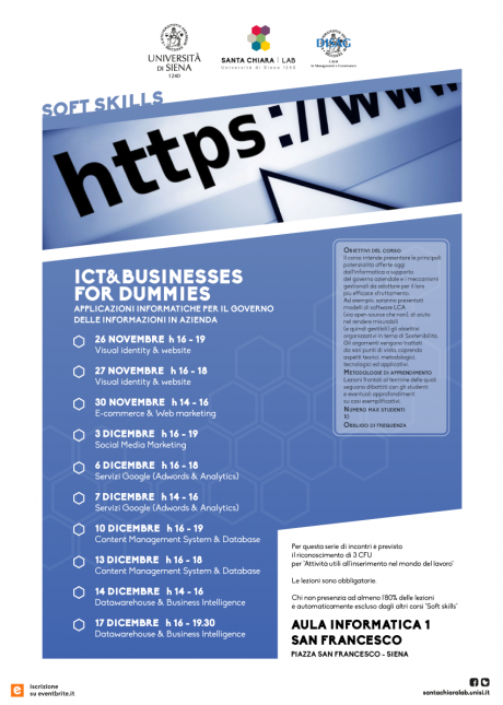 Corso "ICT&Business for dummies"