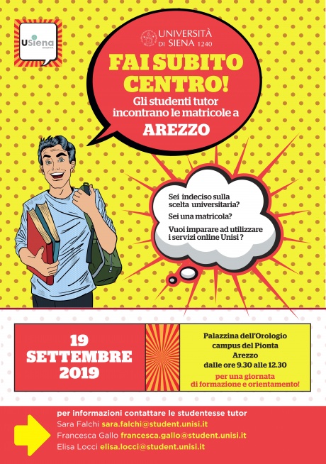 Arezzo: "Fai subito centro!" Arezzo: "Fai subito centro!"