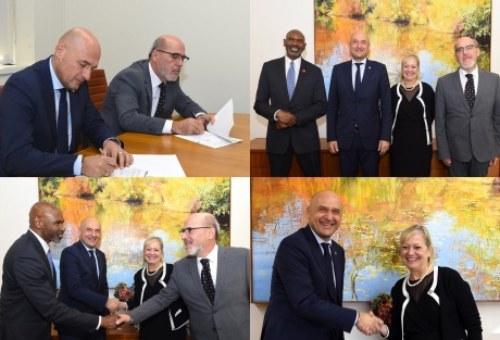 La firma dell'accordo di collaborazione con il St. John's College di New York