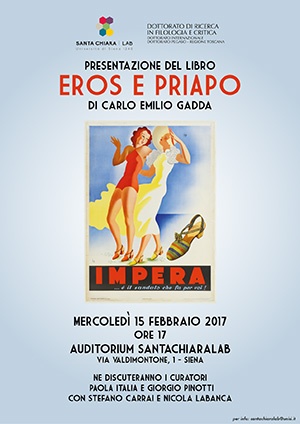 Presentazione del libro "Eros e Priapo" Presentazione del libro "Eros e Priapo"