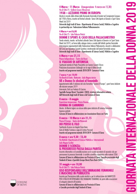 Giornata internazionale della donna 2019