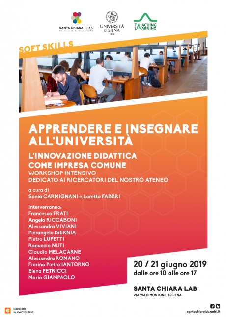 Workshop per docenti "Apprendere e insegnare all'università"