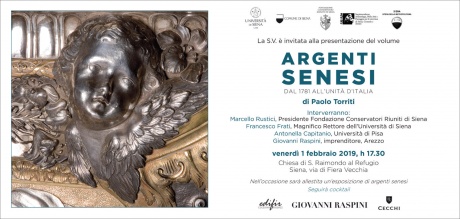 Presentazione del volume "Argenti senesi. Dal 1781 all'unità d'Italia"