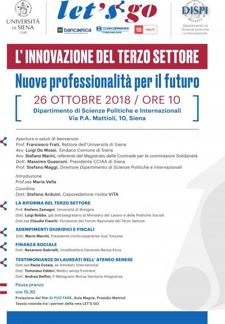 Convegno "L'innovazione del Terzo settore"