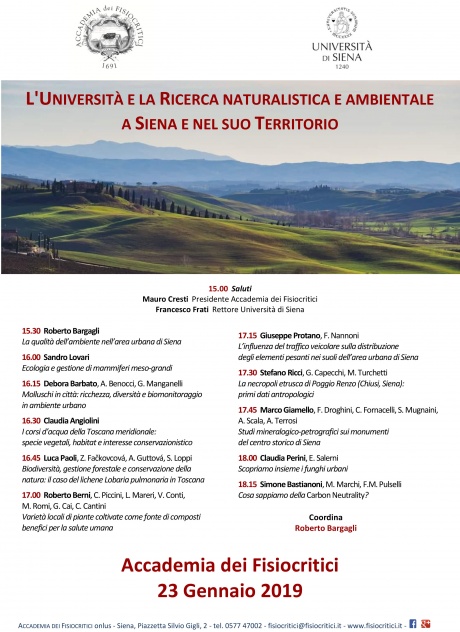 L'università e la ricerca naturalistica L'università e la ricerca naturalistica