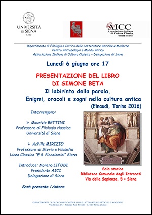 presentazione libro prof. Beta