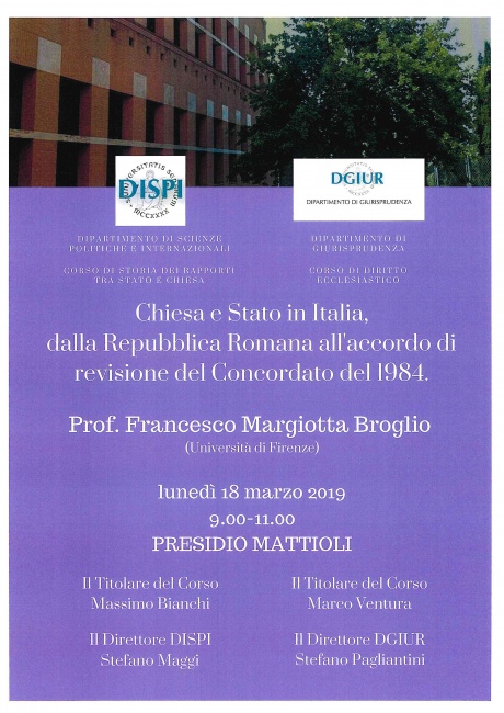 Chiesa e Stato in Italia