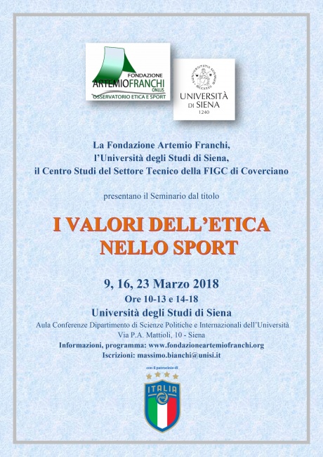 "I valori dell'etica nello sport"