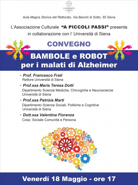 Convegno "Bambole e robot per i malati di Alzheimer"