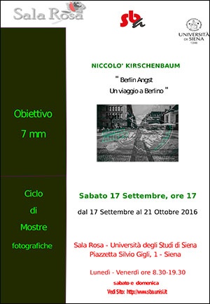 mostra di Niccolò Kirschenbaum 