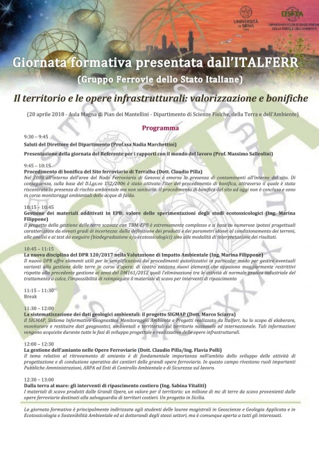 Il territorio e le opere infrastrutturali Il territorio e le opere infrastrutturali