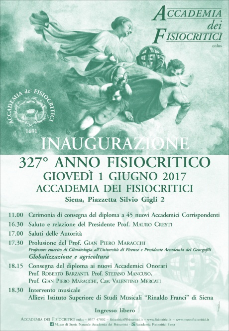 Inaugurazione 327° Anno Fisiocritico