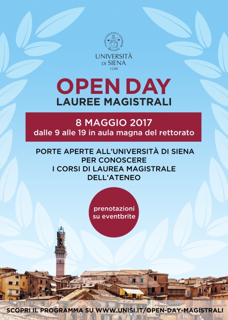 Open Day lauree magistrali Open Day lauree magistrali