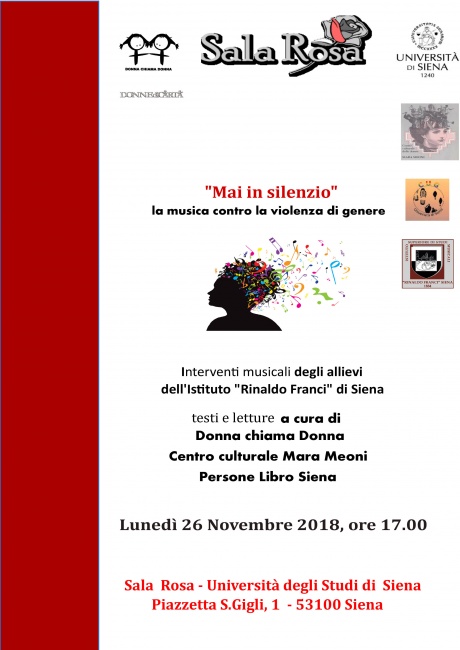 "Mai in silenzio". La musica contro la violenza di genere