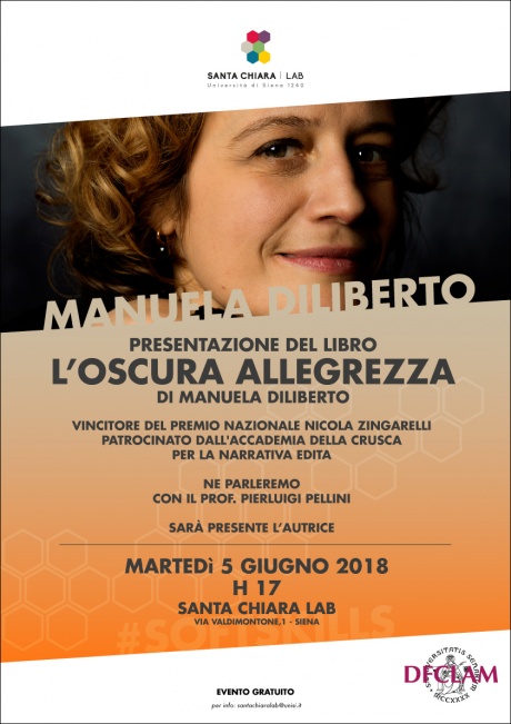 Presentazione del libro "L'oscura allegrezza" di Manuela Diliberto