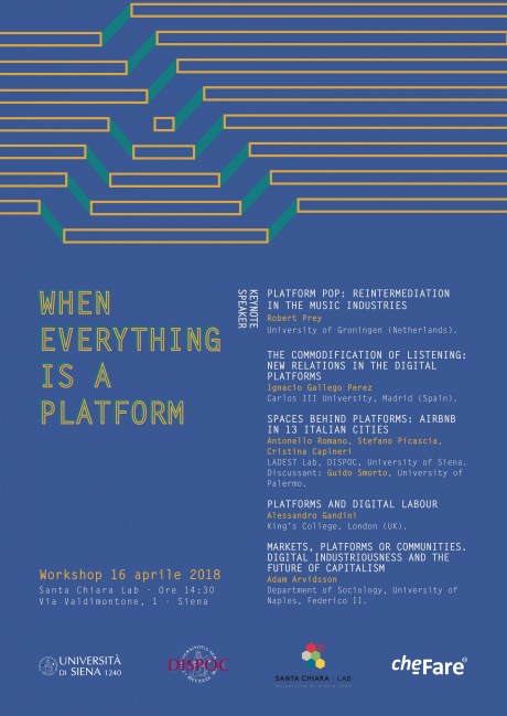 Workshop "When everything is a platform" Workshop "When everything is a platform"