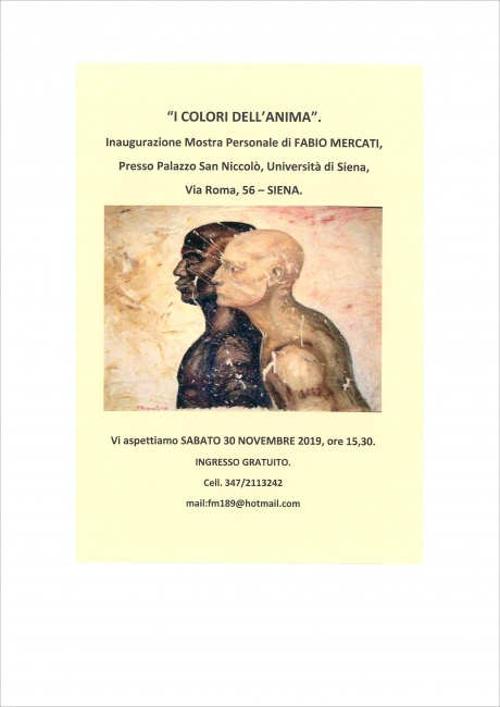 Inaugurazione della mostra "I colori dell'anima"