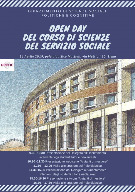 Open Day Scienze del Servizio sociale