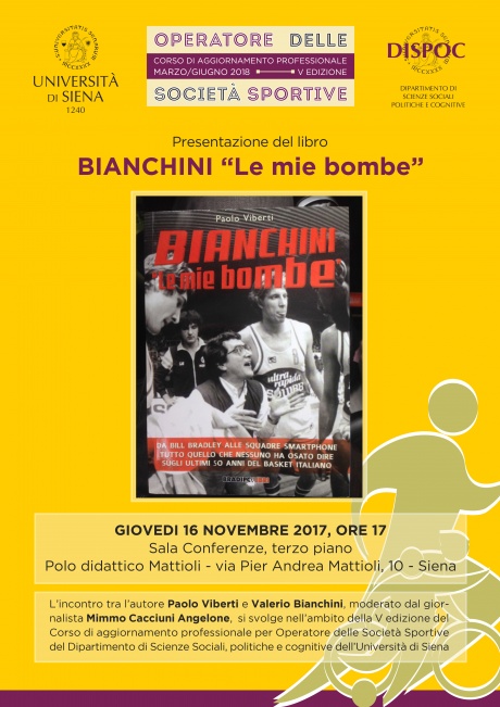 Presentazione del libro Bianchini "Le mie bombe" 