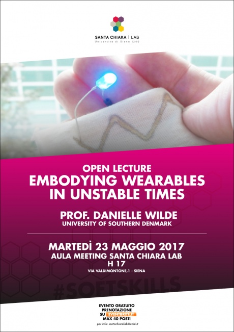 Open lecture: "Embodying wearables in unstable times"