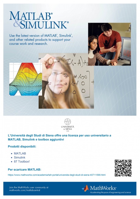 Locandina MATLAB Unisi