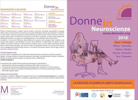 Convegno "Donne in neuroscienze" Convegno "Donne in neuroscienze"