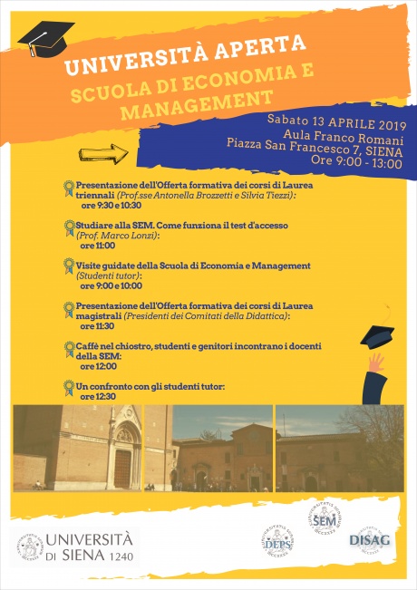 Open Day della Scuola di Economia e Management