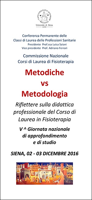  conferenza della commissione nazionale corsi di laurea di Fisioterapia