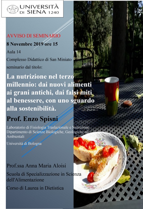 Seminario "La nutrizione del terzo millennio"