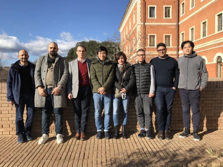 Università di Siena foto team con prof. Barni - PRIN 2017